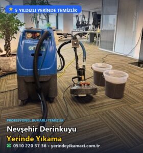 Nevşehir Derinkuyu Yerinde Yıkama | En İyi Buharlı Temizlik