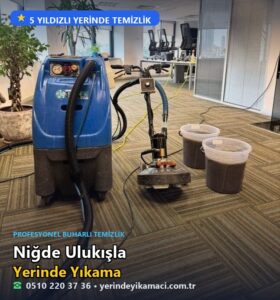 Niğde Ulukışla Yerinde Yıkama | En İyi Buharlı Temizlik